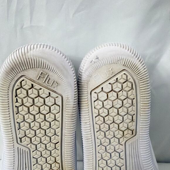 Flux Adapt Trainer Shoes Mens 12.5 White Knit Sneakers - Picture 11 of 11
